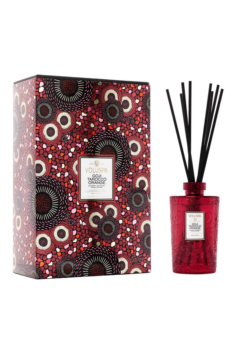Goji Tarocco Orange Luxe Reed Diffuser, Alternate, color, GOJI TOBACCO