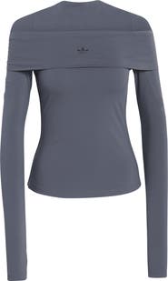 adidas Originals Essentials Off the Shoulder Long Sleeve Top