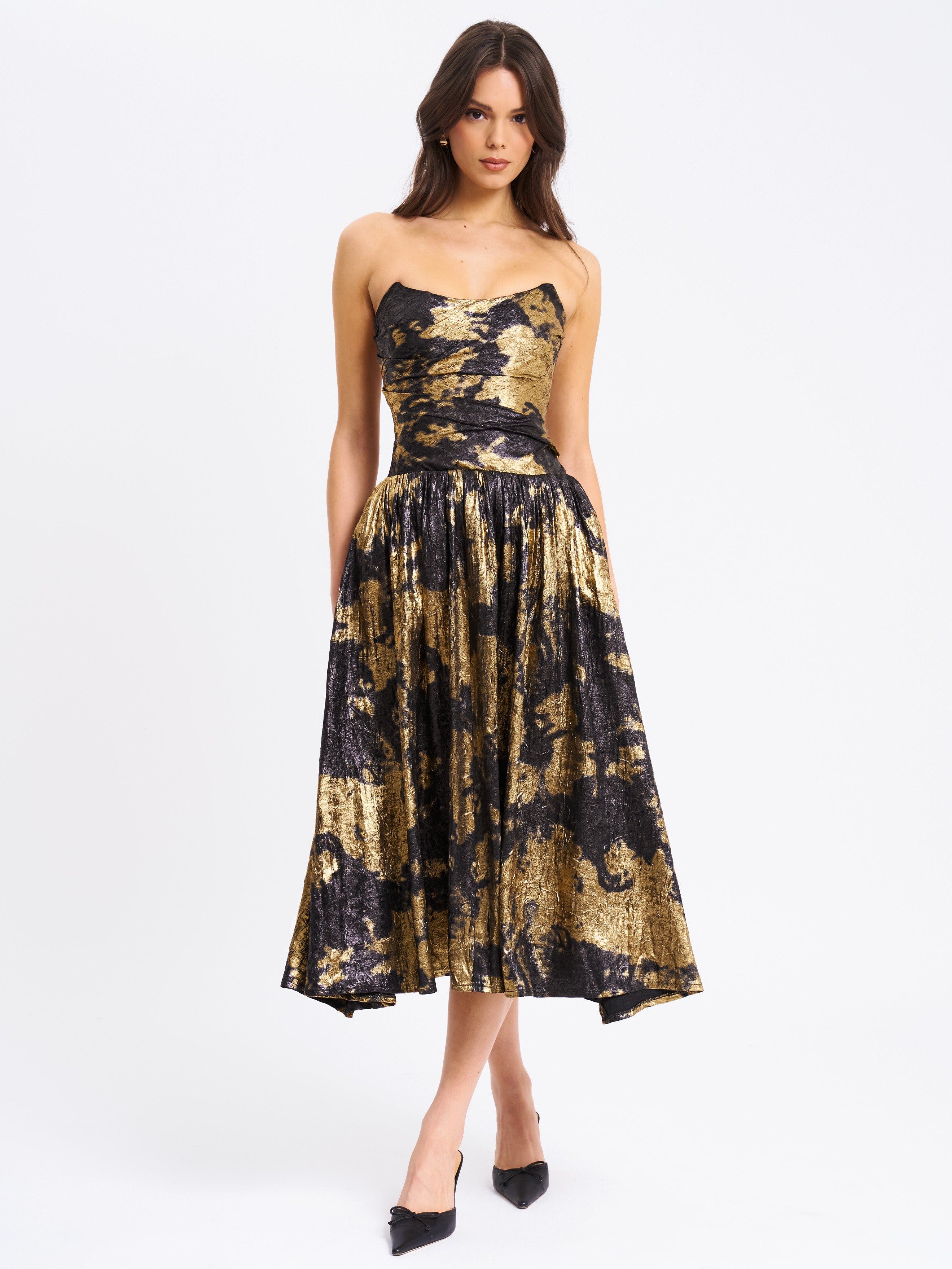 selected Gold Bronzing Tie-Dye