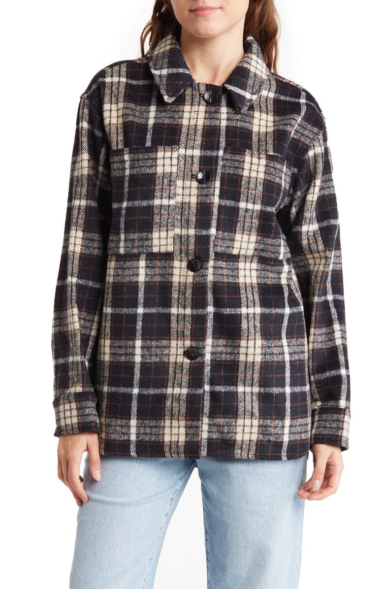 Abound Plaid Shacket, Main, color,