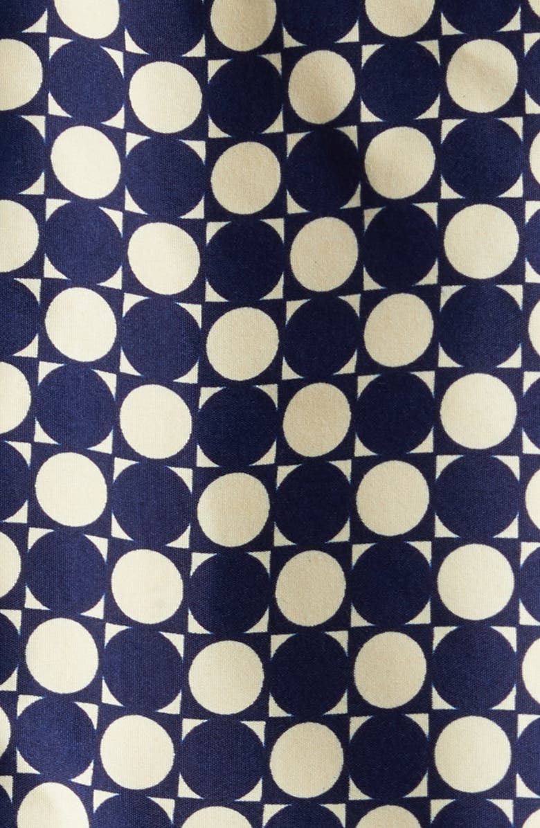 The Oula Company Dot Print Cotton Trapeze Jacket, Alternate, color, 