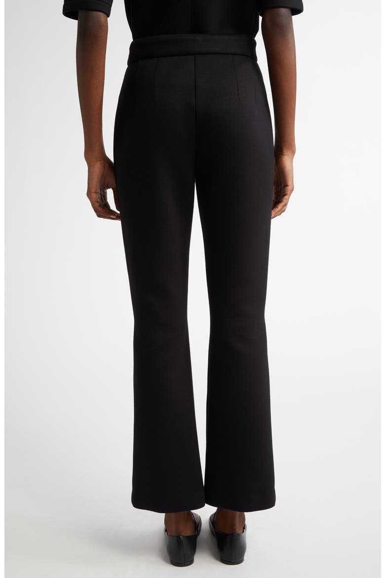 Estri Stretch Jersey Ankle Pants, Alternate, color, BLACK