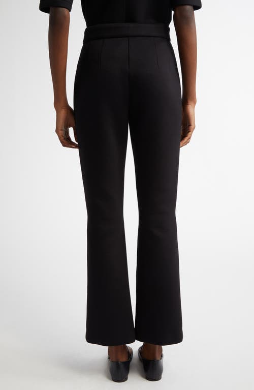Max Mara Estri Stretch Jersey Ankle Pants In Black