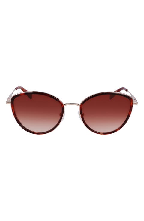 Roseau 54mm Gradient Cat Eye Sunglasses