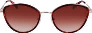 Longchamp Roseau 54mm Gradient Cat Eye Sunglasses