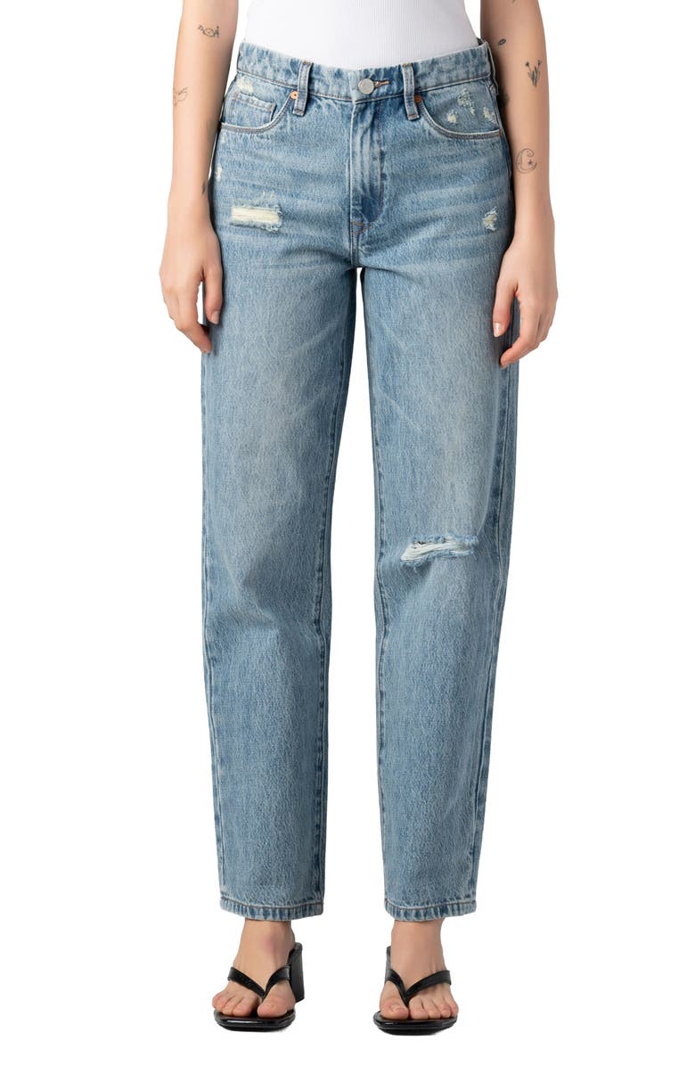 BLANKNYC The Stanton Ripped Mid Rise Tapered Jeans, Main, color, 