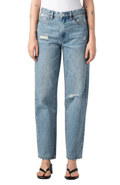 The Stanton Ripped Mid Rise Tapered Jeans (Feeling Rosy)
