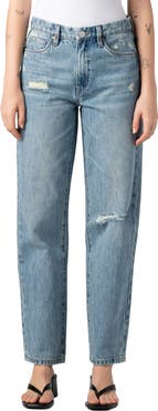 BLANKNYC The Stanton Ripped Mid Rise Tapered Jeans