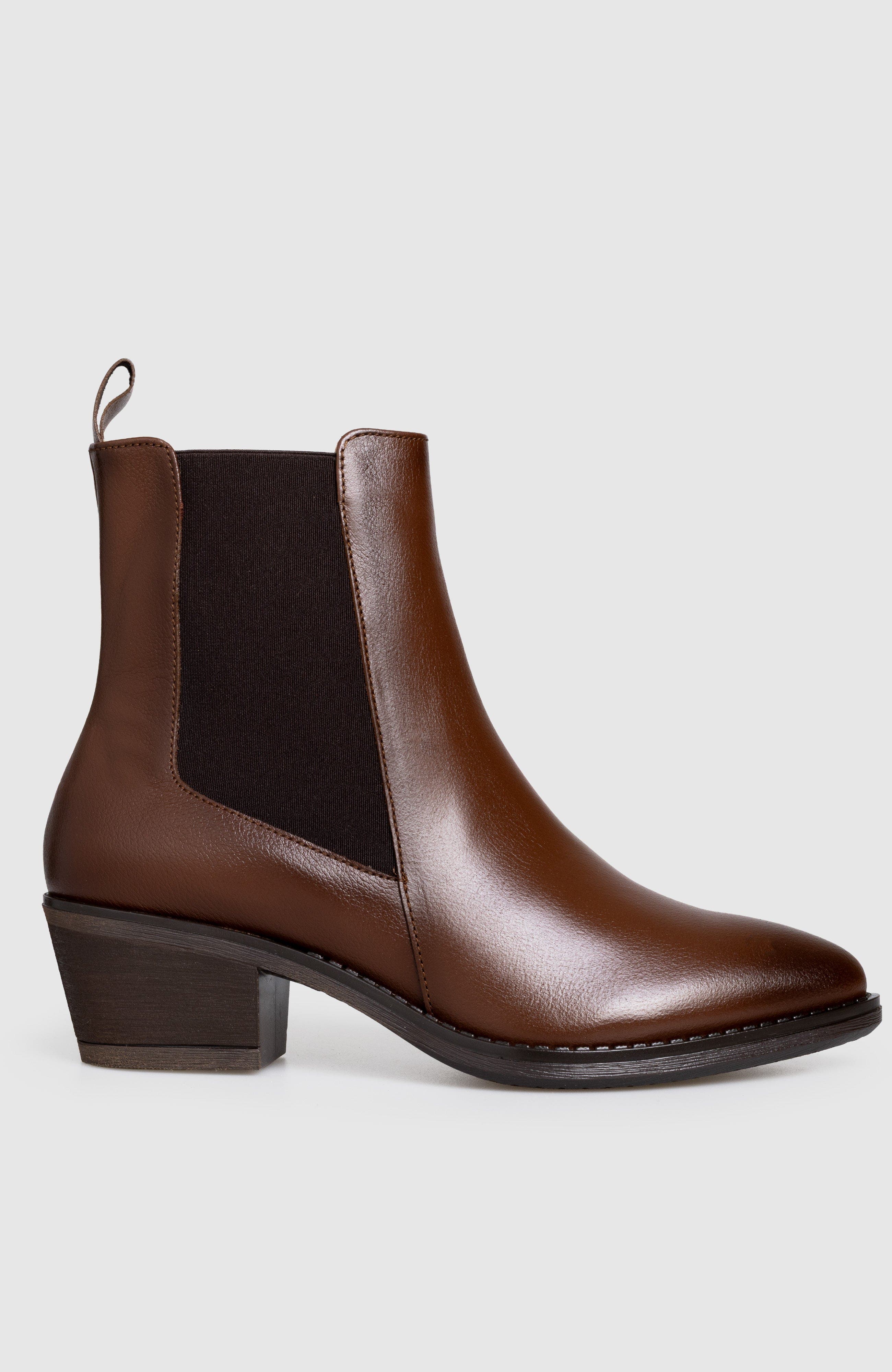 Haidi Western Chelsea Bootie, Alternate, color, Brown