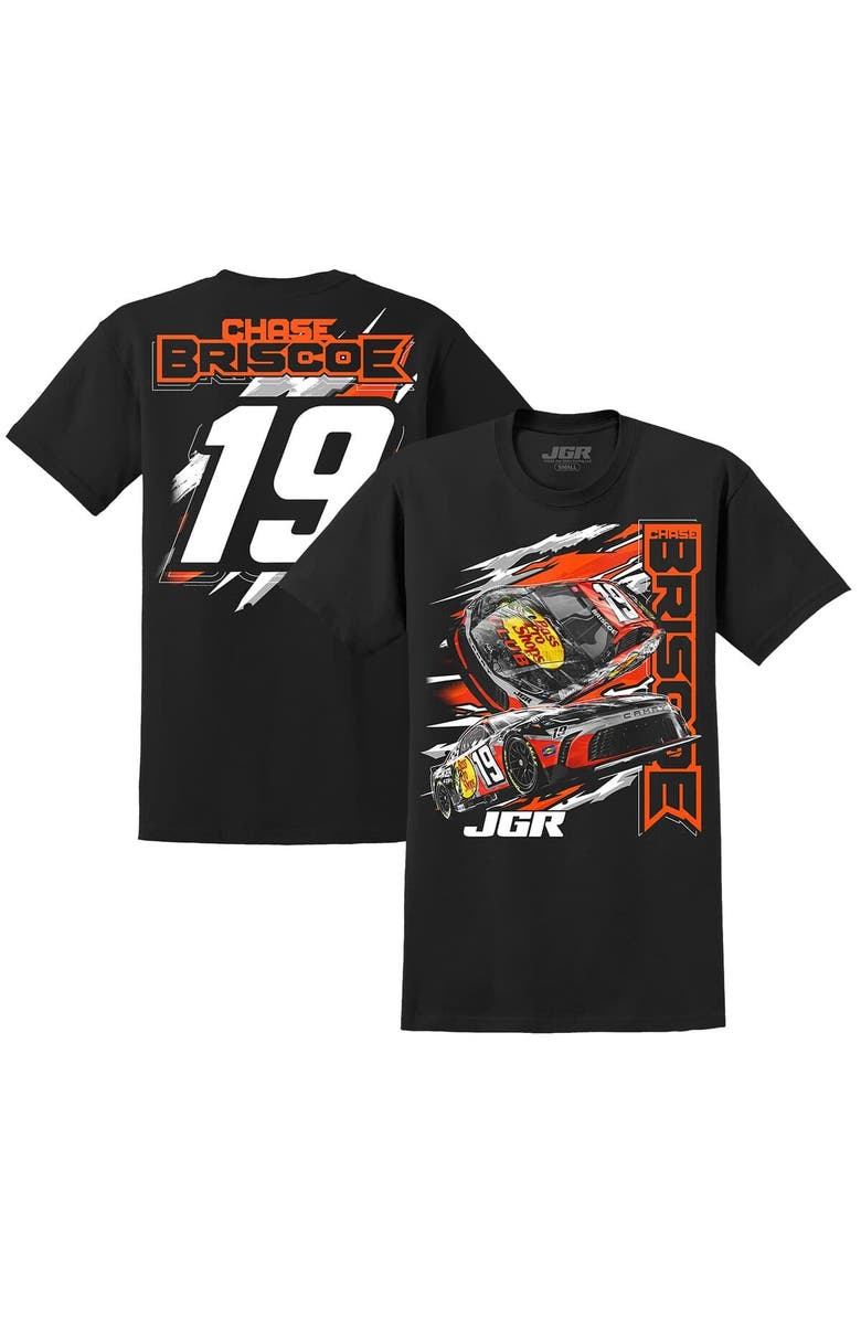 JOE GIBBS RACING TEAM COLLECTION Men's Joe Gibbs Racing Team Collection Black Chase Briscoe Bass Pro Shops T-Shirt, Main, color, Black