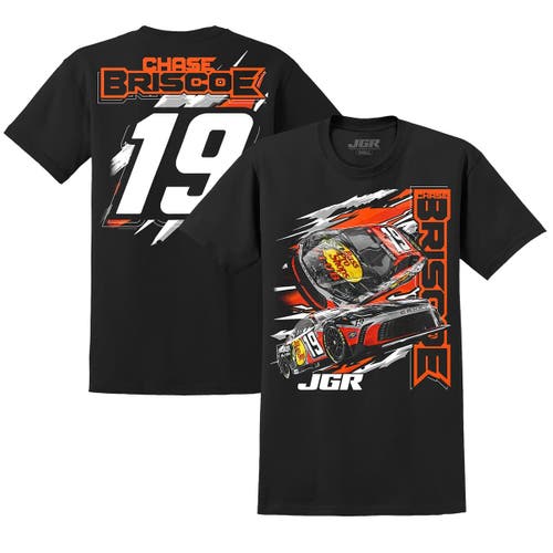 Joe Gibbs Racing Team Collection Black Chase Briscoe Bass Pro Shops T-shirt In Animal Print