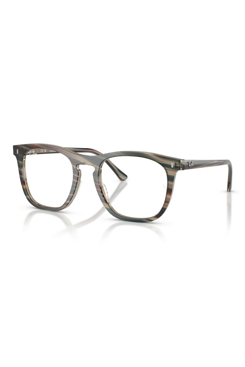 53mm Square Optical Glasses, Alternate, color, GREY