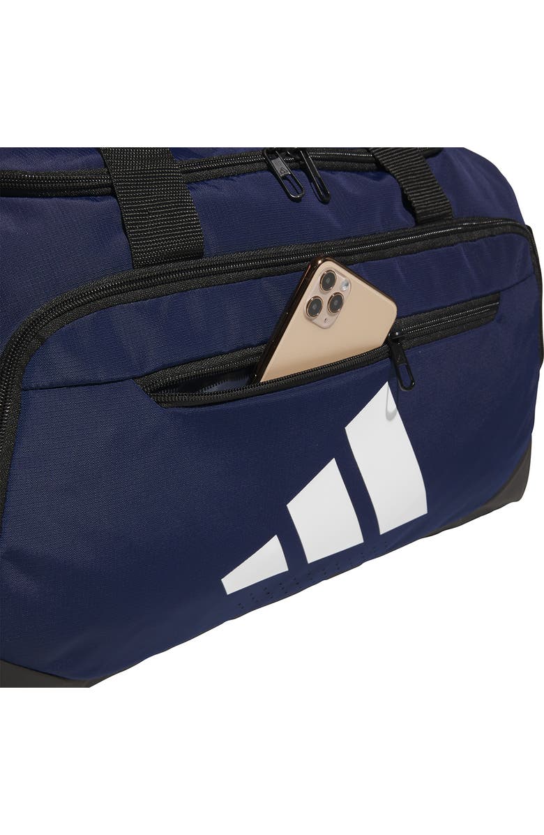 adidas Defender 5 Small Duffel Bag, Alternate, color, Team Navy Blue 2