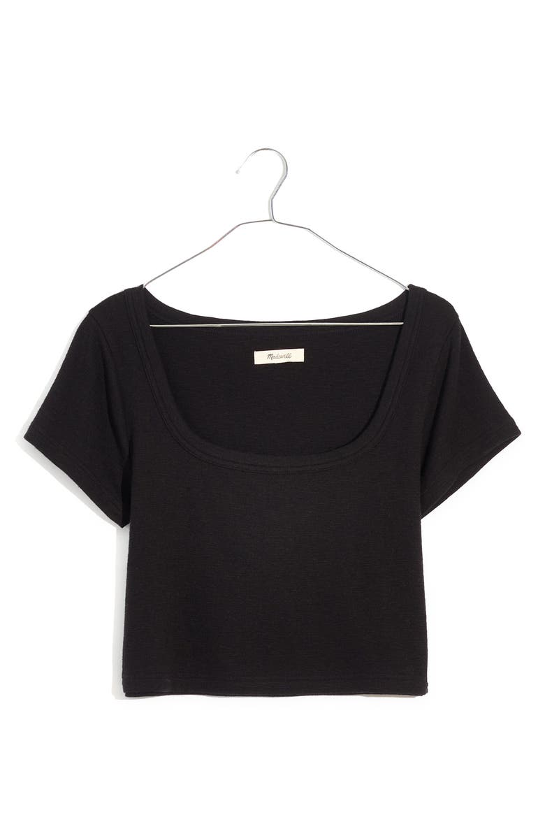 Madewell U-Neck Crop T-Shirt, Alternate, color, 