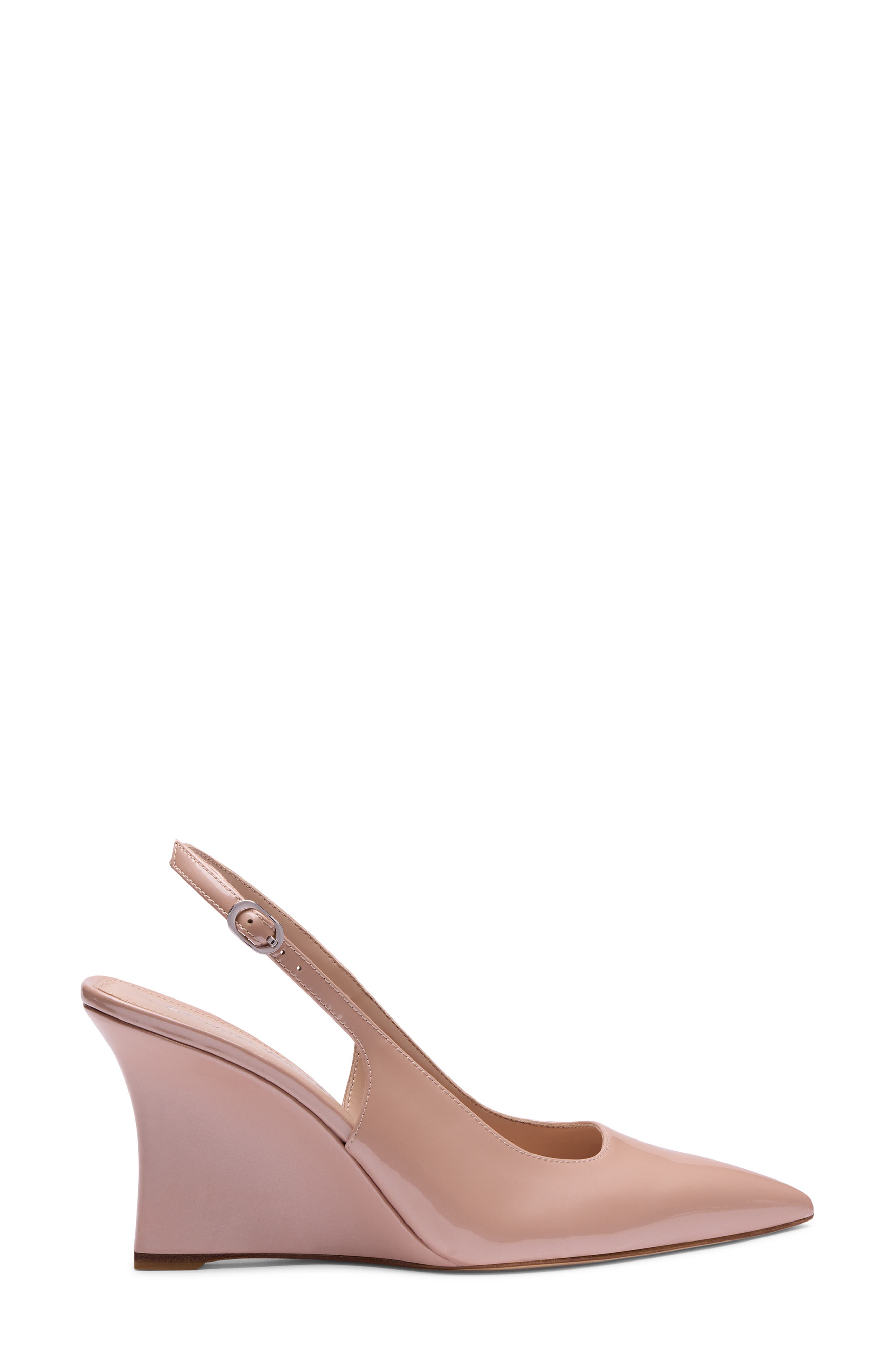 Stuart Weitzman Vinnie Slingback Wedge 85, Alternate, color, Blushful