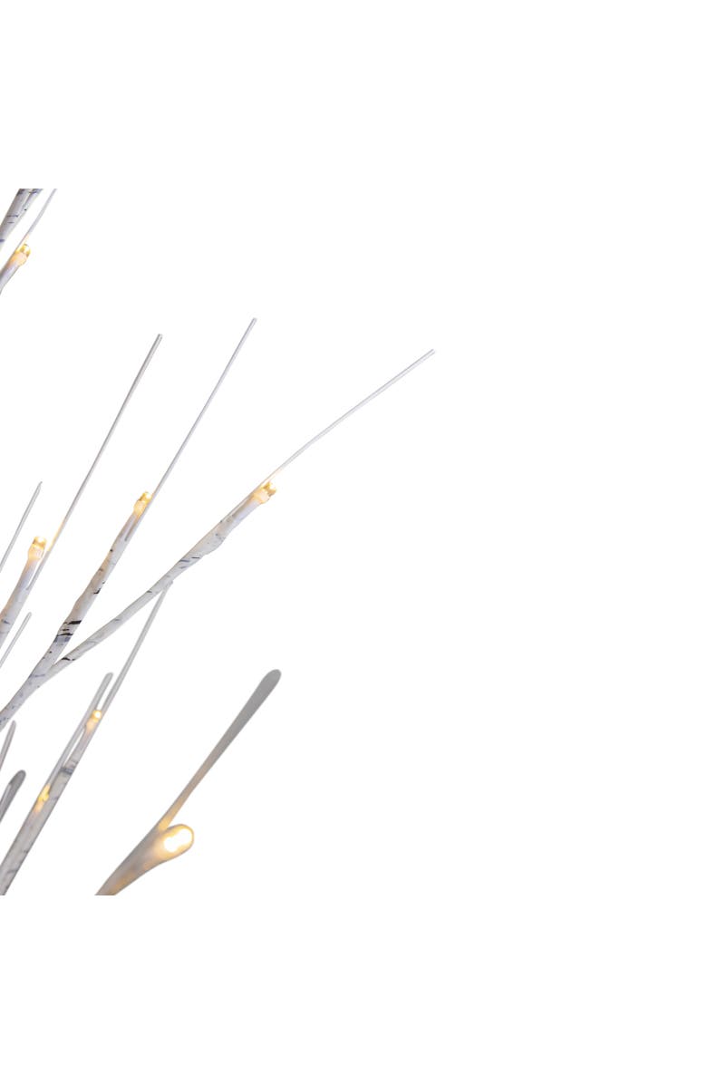 Northlight LED Lighted Christmas Birch Twig Tree Outdoor Decoration - 6' - Warm White Lights, Alternate, color, 