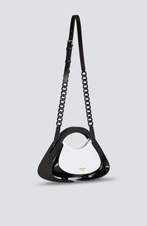 Balmain Two-tone Quilted Medium Jolie Madame Bag