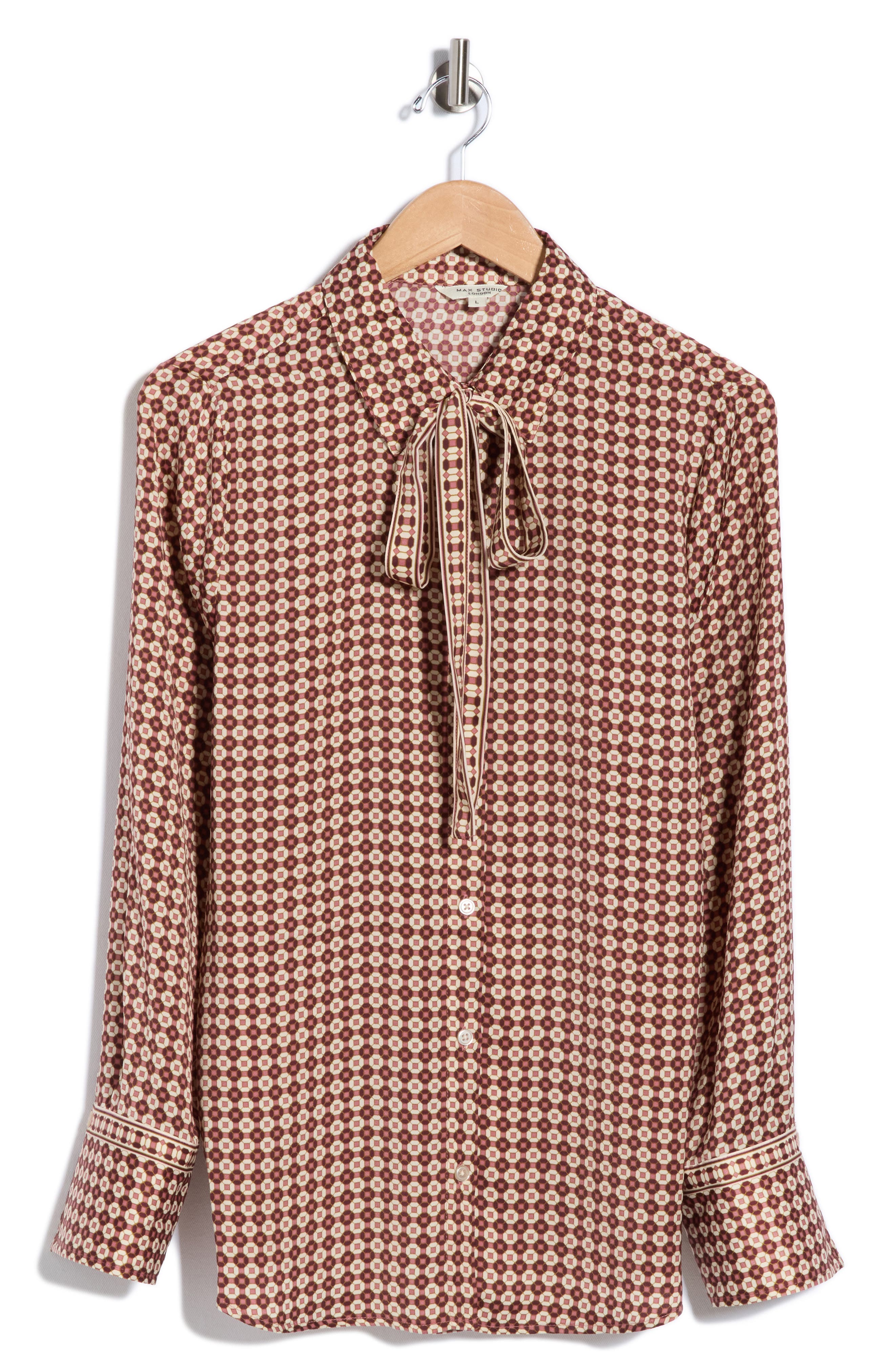 MAUVE/ WINE GEO PENTAGON