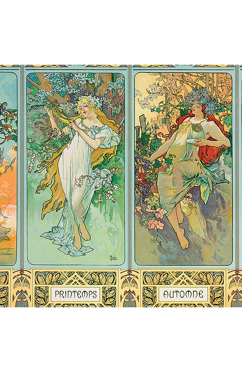Eurographics Four Seasons By Alphonse Maria Mucha 1000 Piece Puzzle, Alternate, color, Multicolored