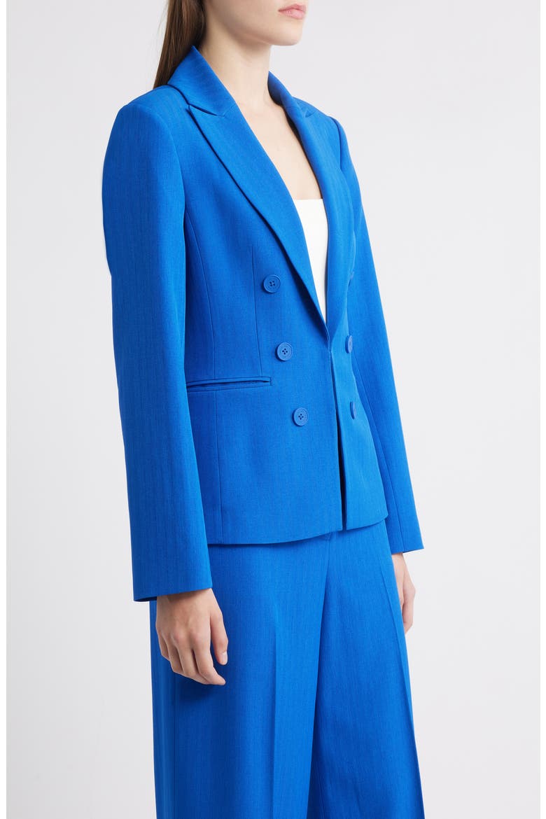 Faux Double Breasted Jacket, Alternate, color, NEW ROYAL