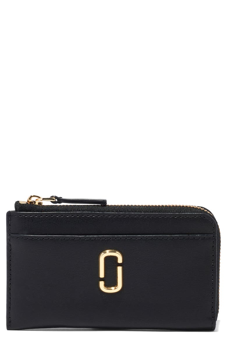 Marc Jacobs The J Marc Top Zip Card Case, Main, color,