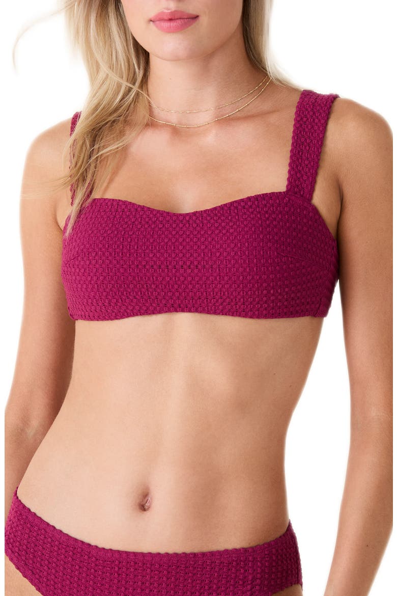 The Kalama Bikini Top, Main, color, MERLOT CROCHET