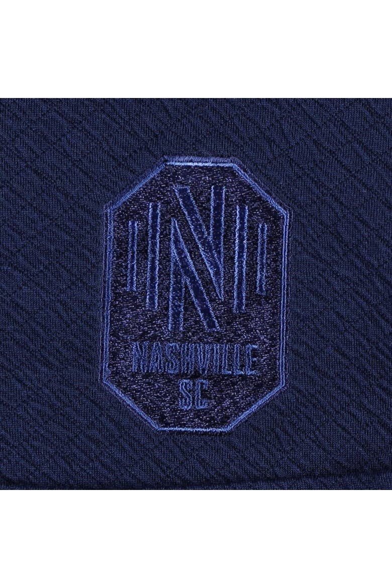 Men's Antigua Navy Nashville SC Streamer Diamond Button-Up Shacket, Alternate, color, Navy