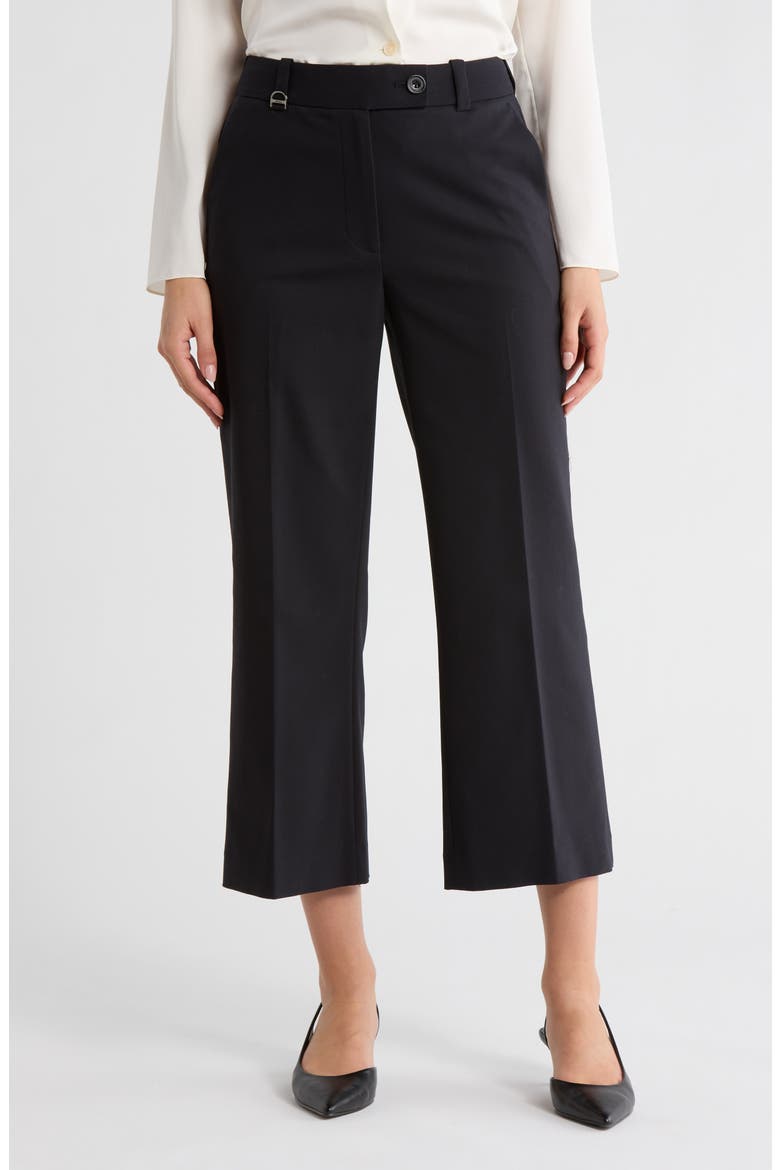 Compression Cotton Blend Pants, Main, color, NAVY