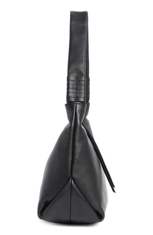 Hobo Astrid Leather Shoulder Bag In Black