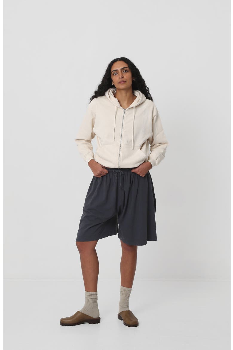 Trash Zip Up Hoodie, Alternate, color, Scour