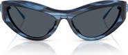 Swarovski 60mm Cat Eye Sunglasses