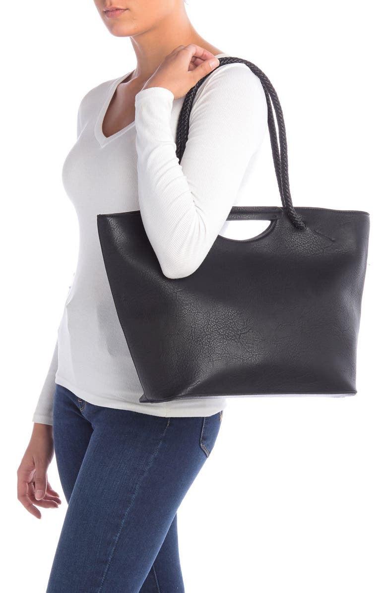 Deux Lux Braided Handled Tote Bag, Alternate, color,