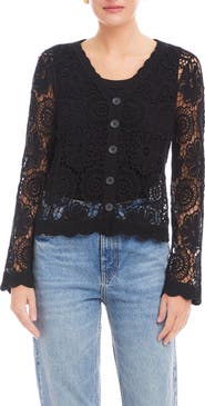 FIFTEEN TWENTY Nelly Crochet Cardigan