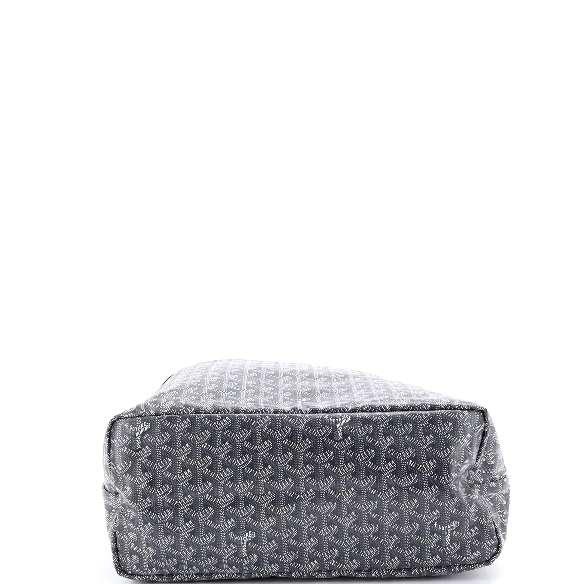 Pre-Owned Goyard Saint Louis Tote Coated Canvas PM, Alternate, color, Gray