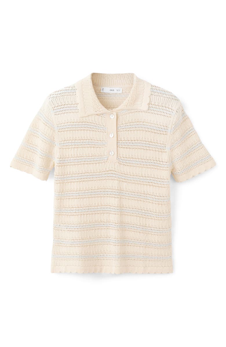 MANGO Stripe Open Stitch Cardigan, Alternate, color,