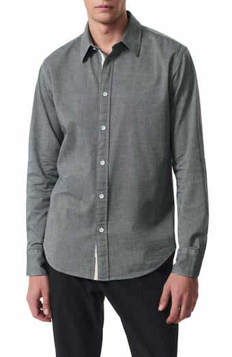 rag & bone Tomlin Cotton Dobby Button-Up Shirt