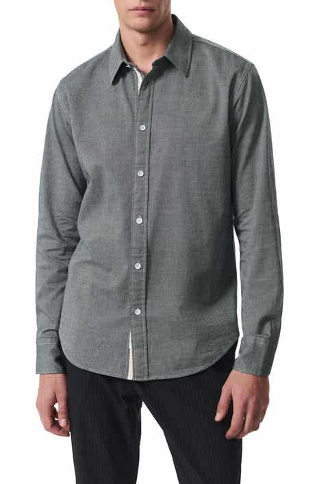 rag & bone Tomlin Cotton Dobby Button-Up Shirt