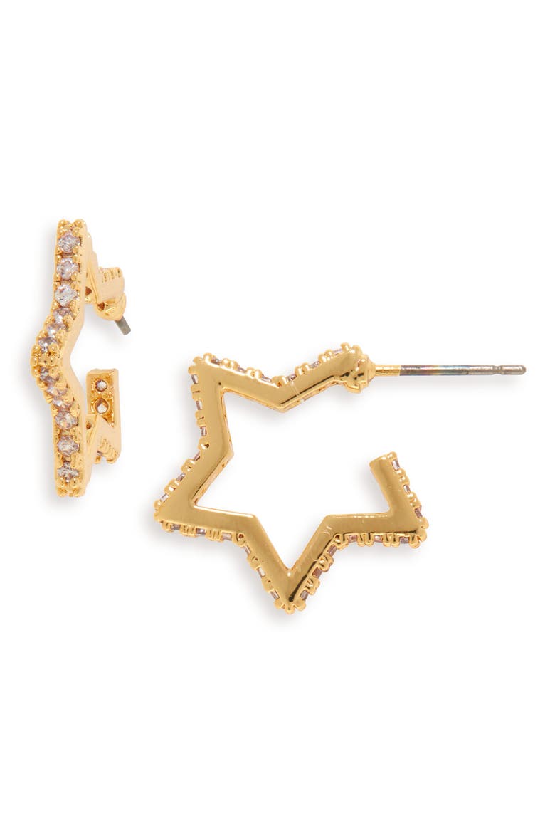 Constellation Hoop Earrings, Main, color, GOLD