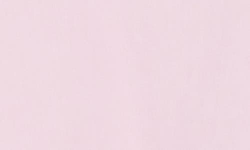Theory Square Neck Linen Blend Fit & Flare Minidress In Soft Pink