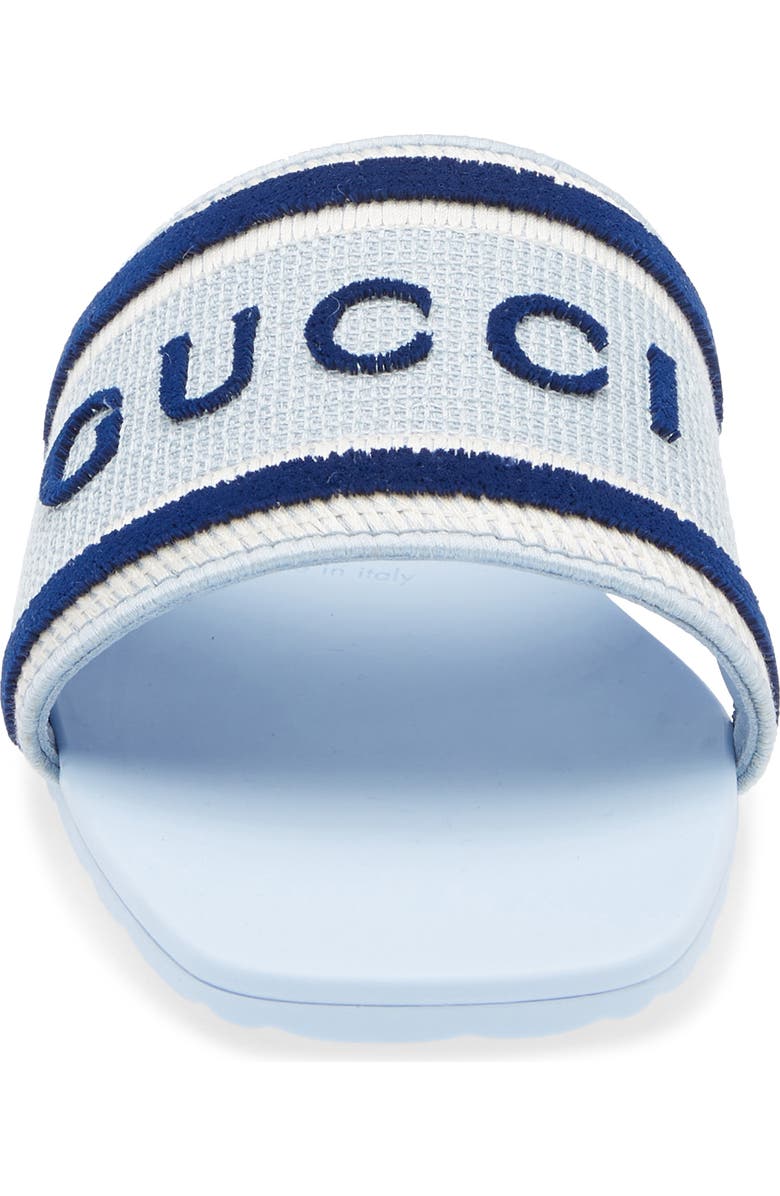 Gucci Luna Slide Sandal, Alternate, color, Blue