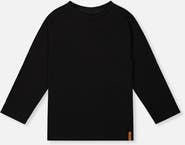 Deux par Deux Long Sleeve Crew Neck Jersey T-Shirt