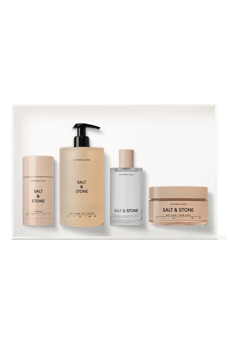 Saffron & Cedar Full Size Body Care Set (Nordstrom Exclusive) $143 Value, Alternate, color, NO COLOR
