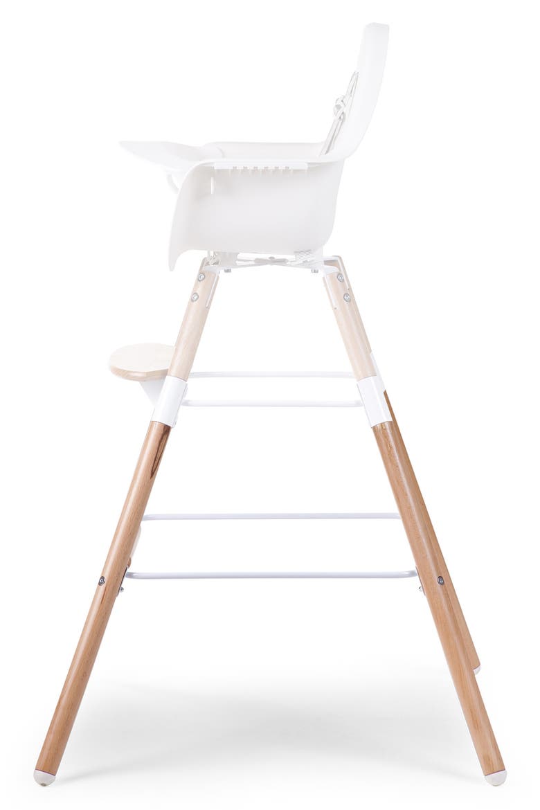 Evolu Set of Extra Long Highchair Legs, Alternate, color, WHITE