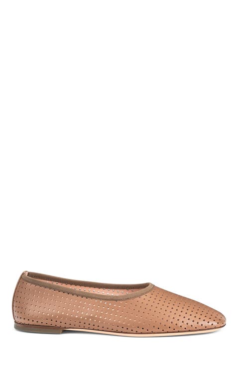 Lucy Perforated Ballet Flat