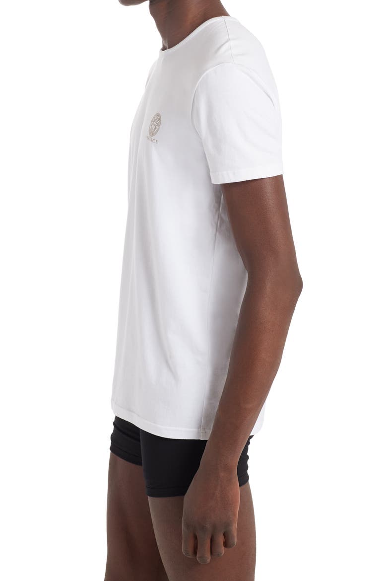 Medusa Head Logo 2-Pack Undershirts, Alternate, color, WHITE
