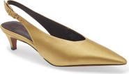 Madewell Emilie Slingback Satin Pump