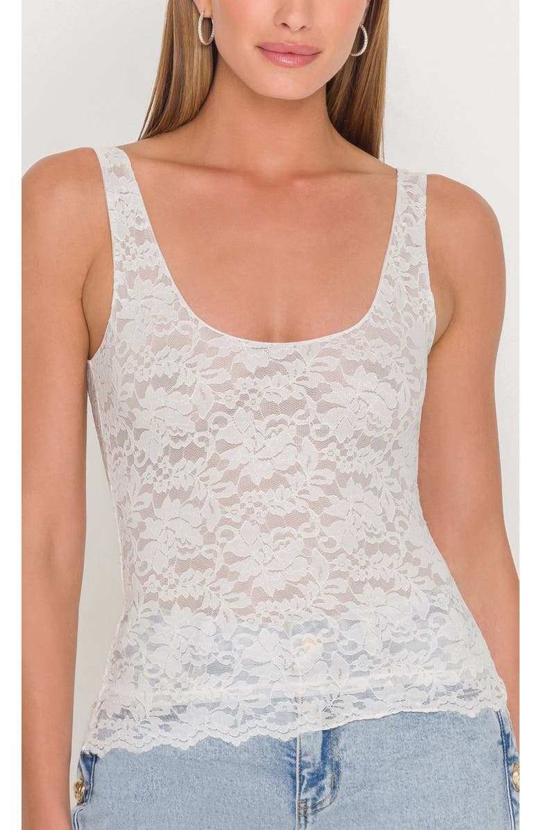 Generation Love Juliett Lace Tank, Alternate, color, White