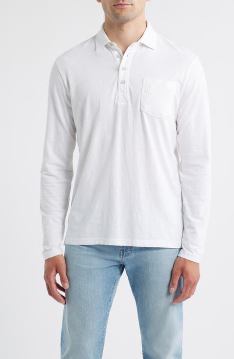 Coastal Wash Long Sleeve Pocket Polo