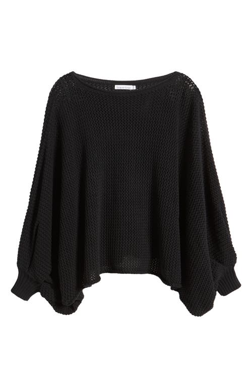 BRAVE + TRUE BRAVE+TRUE EMILIE MESH STITCH TURTLENECK SWEATER 