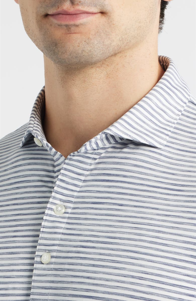 johnnie-O Seymour Stripe Featherweight Performance Polo, Alternate, color,
